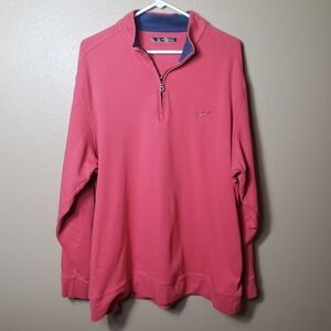 Greg Norman Golf Cotton Half-zip Pullover-Size XXL